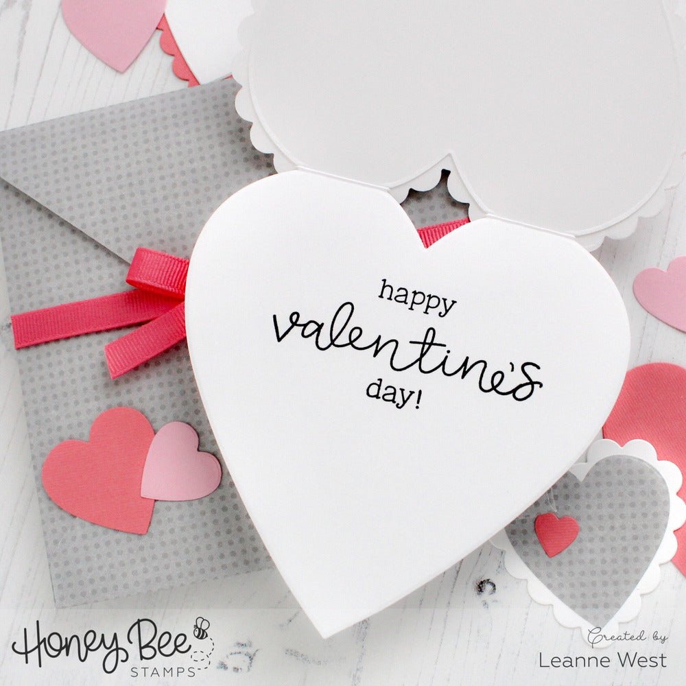 Stacking Hearts - Honey Cuts - Stand - Alone Dies - Honey Bee Stamps