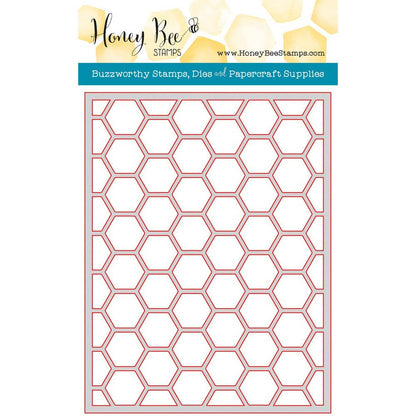 Stacking Hexagon Cover Plates | Set of 4 Honey Cuts | Steel Craft Dies