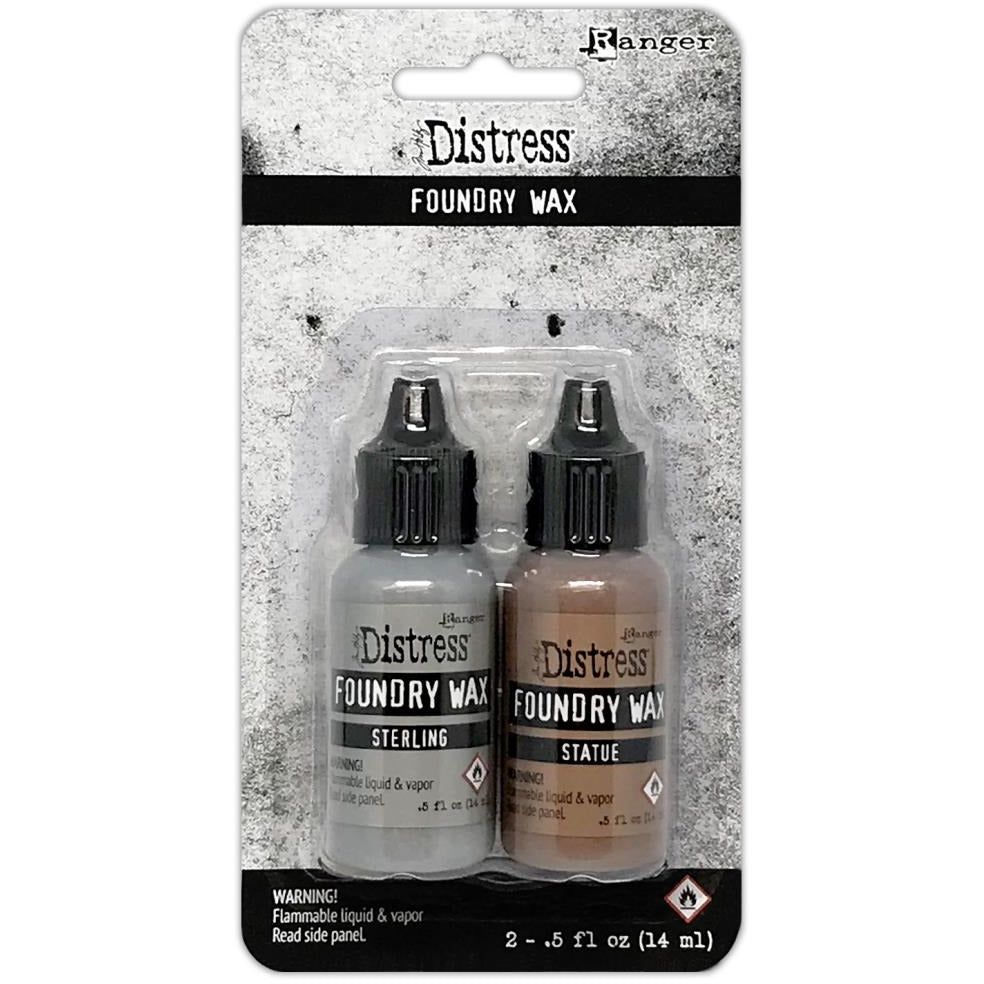 Sterling & Statue Distress Foundry Wax Kit by Tim Holtz - Honey Bee Stamps