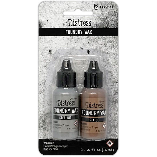 Sterling & Statue Distress Foundry Wax Kit by Tim Holtz - Honey Bee Stamps