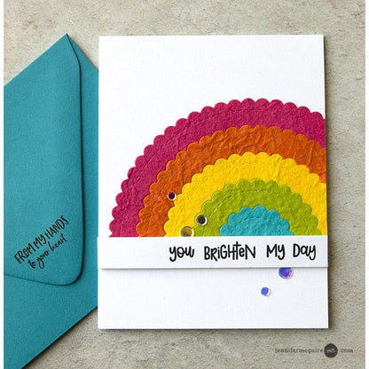 Stitched Scallop Circles - Honey Cuts - Stand - Alone Dies - Honey Bee Stamps