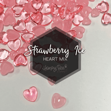 Strawberry Ice - Acrylic Hearts Mix - Honey Bee Stamps