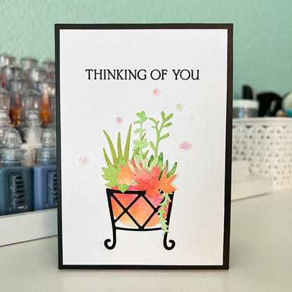 Succulent Garden Builder - Honey Cuts - Honey Bee Stamps