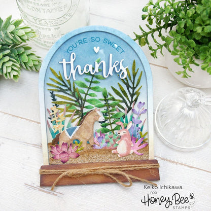 Succulent Garden Builder - Honey Cuts - Honey Bee Stamps