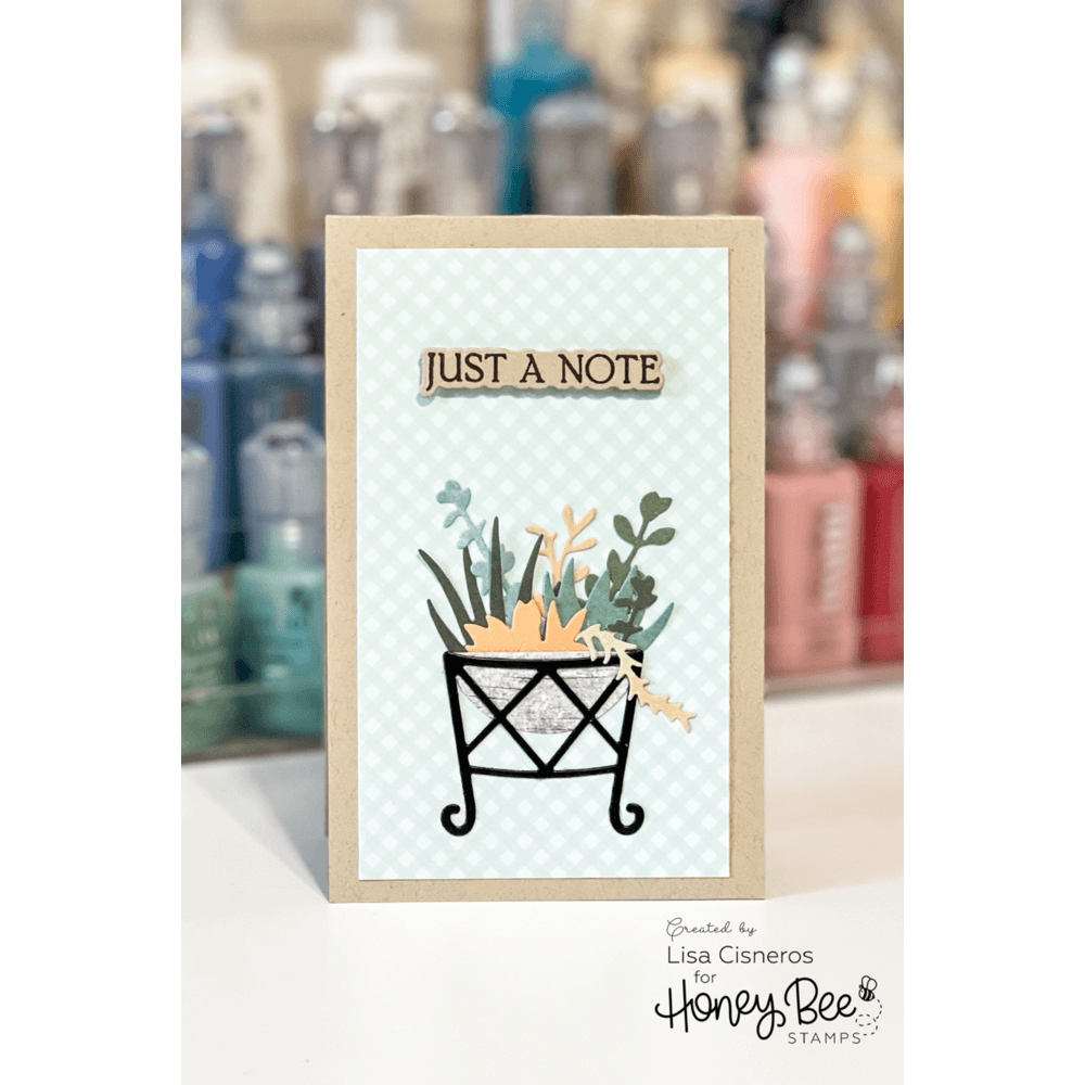 Succulent Garden Builder - Honey Cuts - Honey Bee Stamps