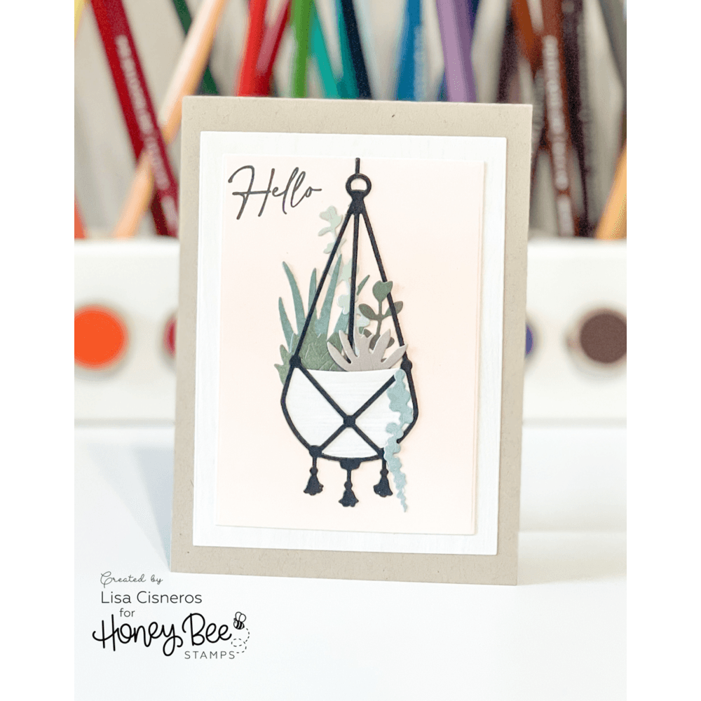 Succulent Garden Builder - Honey Cuts - Stand - Alone Dies - Honey Bee Stamps