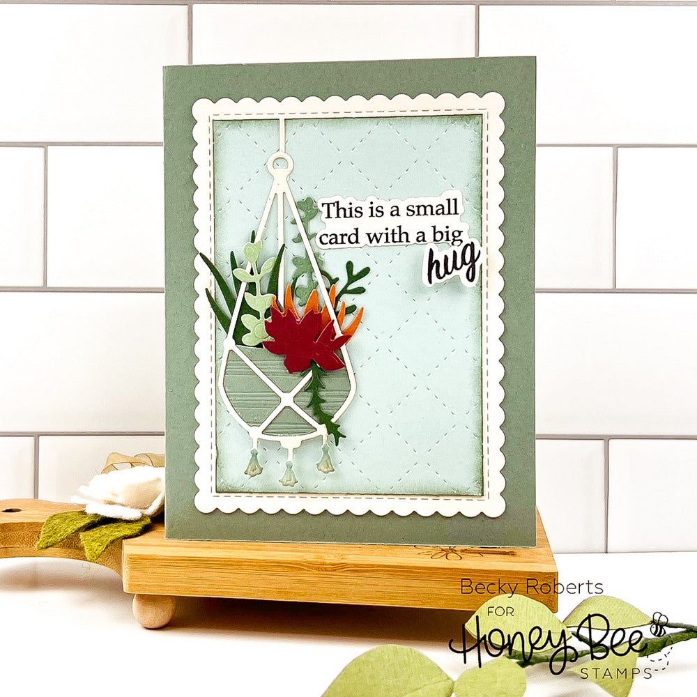 Succulent Garden Builder - Honey Cuts - Stand - Alone Dies - Honey Bee Stamps