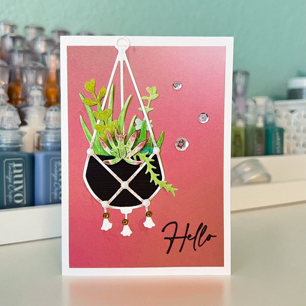 Succulent Garden Builder - Honey Cuts - Stand - Alone Dies - Honey Bee Stamps