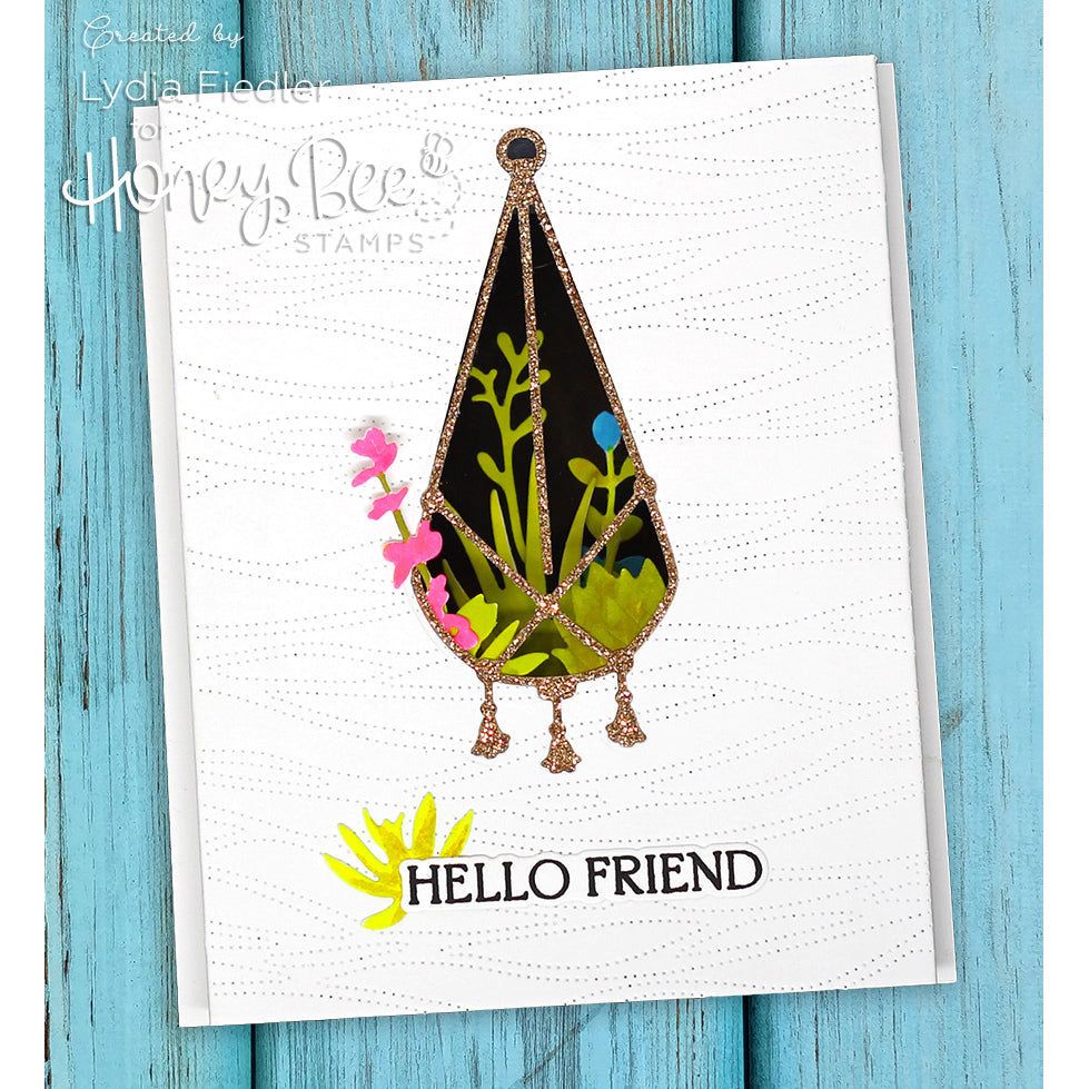 Succulent Garden Builder - Honey Cuts - Stand - Alone Dies - Honey Bee Stamps