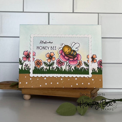 Sweet Honey Bee - 4x6 Photopolymer Stamp Set - Honey Bee Stamps