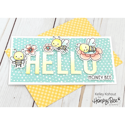 Sweet Honey Bee - 4x6 Photopolymer Stamp Set - Honey Bee Stamps