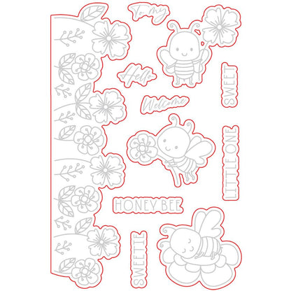 Sweet Honey Bee - Honey Cuts - Coordinating Dies - Honey Bee Stamps