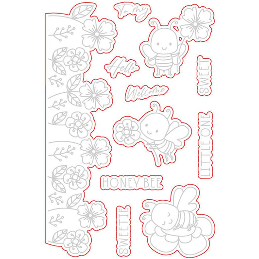 Sweet Honey Bee - Honey Cuts - Coordinating Dies - Honey Bee Stamps