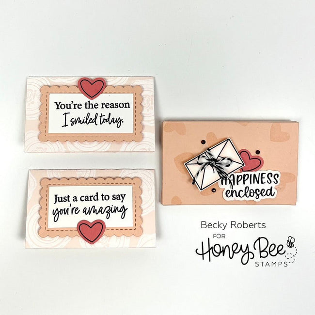 Sweet Notes Card & Envelope - Honey Cuts - Honey Bee Stamps