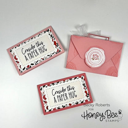 Sweet Notes Card & Envelope - Honey Cuts - Stand - Alone Dies - RETIRING - Honey Bee Stamps