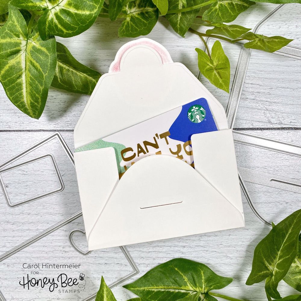 Sweet Notes Card & Envelope - Honey Cuts - Stand - Alone Dies - RETIRING - Honey Bee Stamps