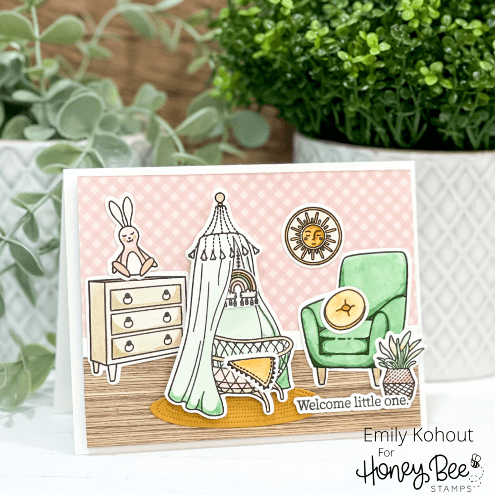 Sweet Nursery - Honey Cuts - Coordinating Dies - Honey Bee Stamps