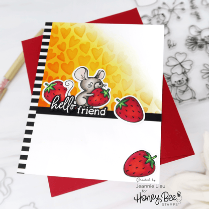 Sweet Spring Mice - Honey Cuts - Coordinating Dies - Honey Bee Stamps