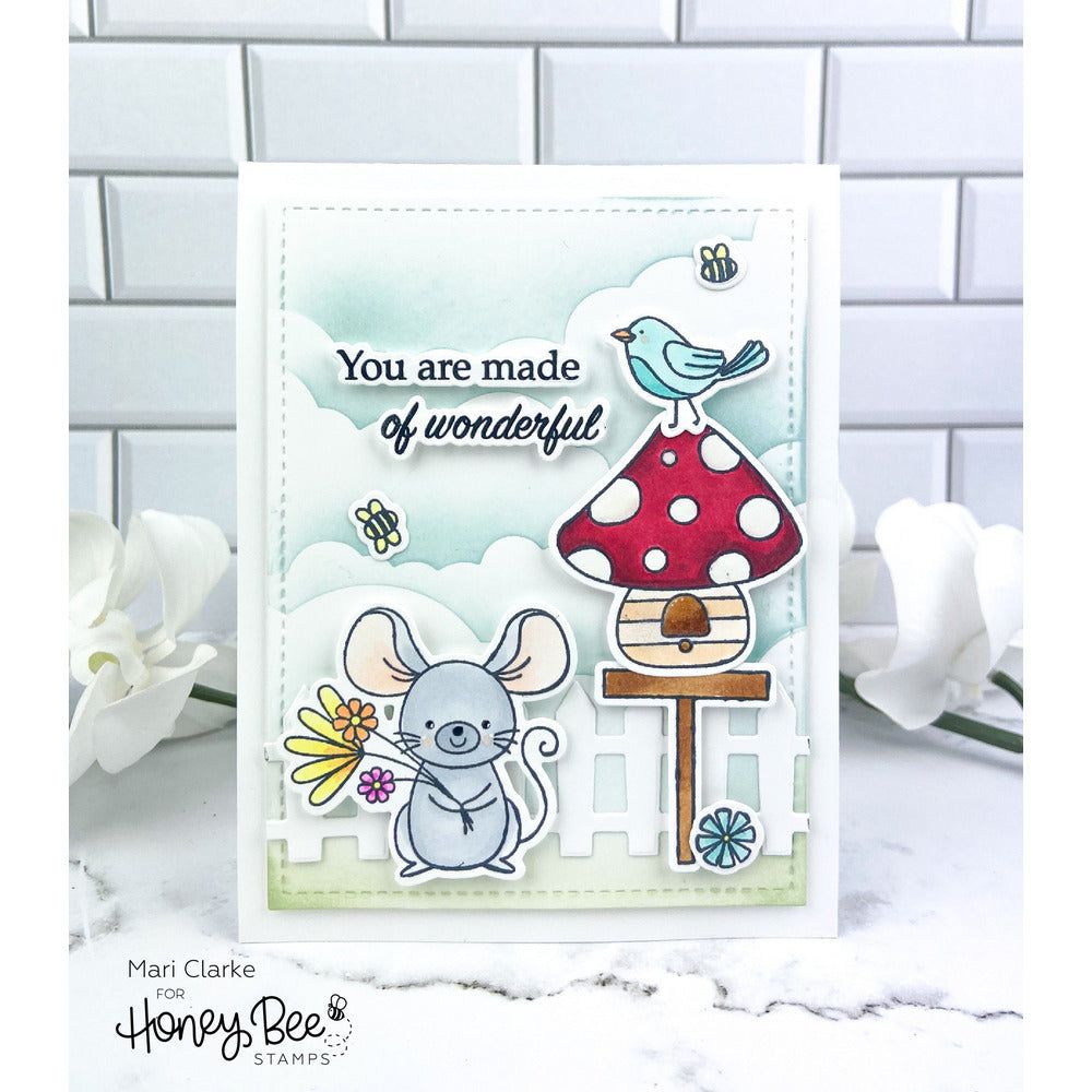 Sweet Spring Mice - Honey Cuts - Coordinating Dies - Honey Bee Stamps
