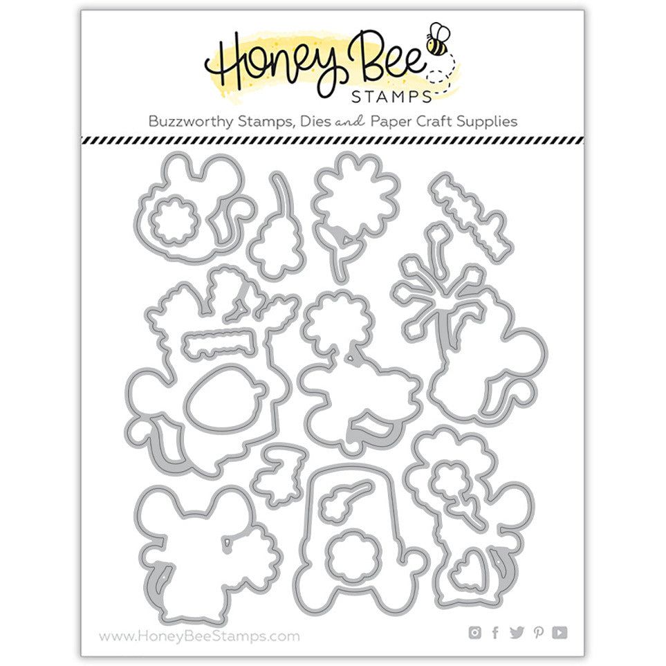 Sweet Spring Mice - Honey Cuts - Coordinating Dies - Honey Bee Stamps