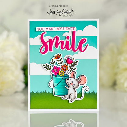 Sweet Spring Mice - Honey Cuts - Coordinating Dies - Honey Bee Stamps