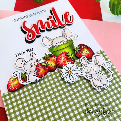 Sweet Spring Mice - Honey Cuts - Coordinating Dies - Honey Bee Stamps