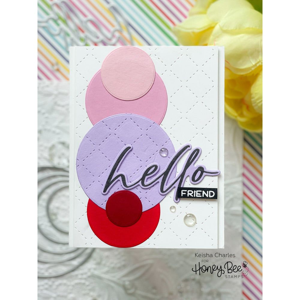 Sweet Stacks: Circles - Honey Cuts - Stand - Alone Dies - Honey Bee Stamps