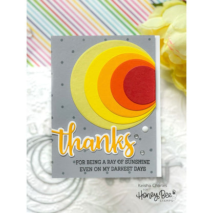 Sweet Stacks: Circles - Honey Cuts - Stand - Alone Dies - Honey Bee Stamps
