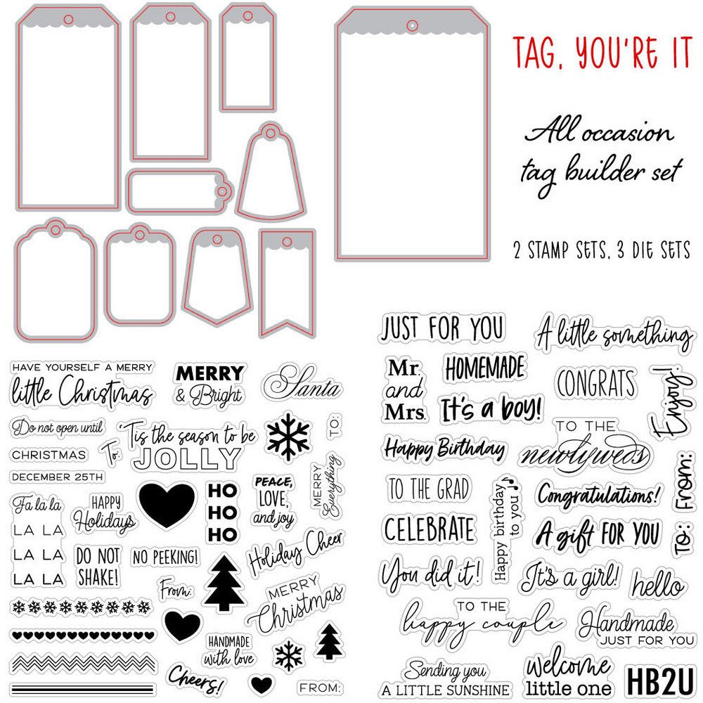 Tag, You're It Bundle - Honey Bee Stamps