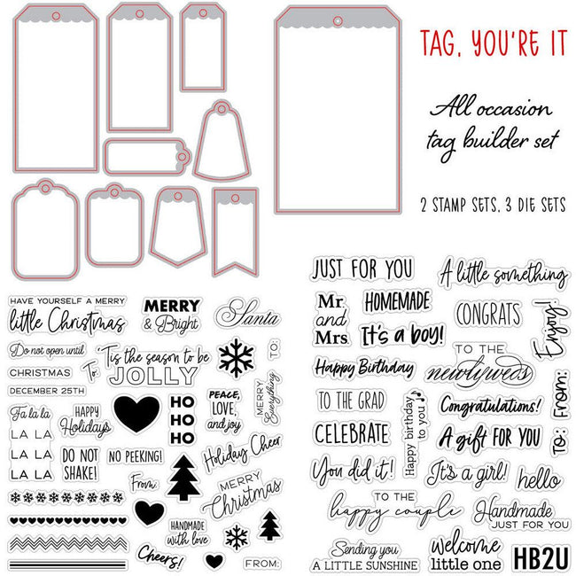 Tag, You're It Bundle - Honey Bee Stamps