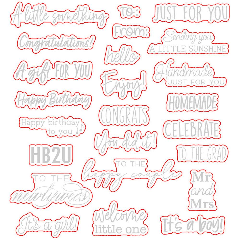 Tag, You're It: Celebrations - Honey Cuts - Coordinating Dies - Honey Bee Stamps