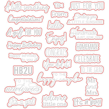 Tag, You're It: Celebrations - Honey Cuts - Coordinating Dies - Honey Bee Stamps