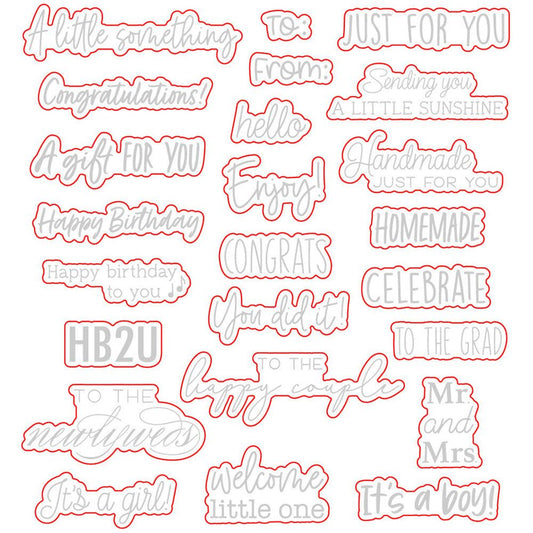 Tag, You're It: Celebrations - Honey Cuts - Coordinating Dies - Honey Bee Stamps