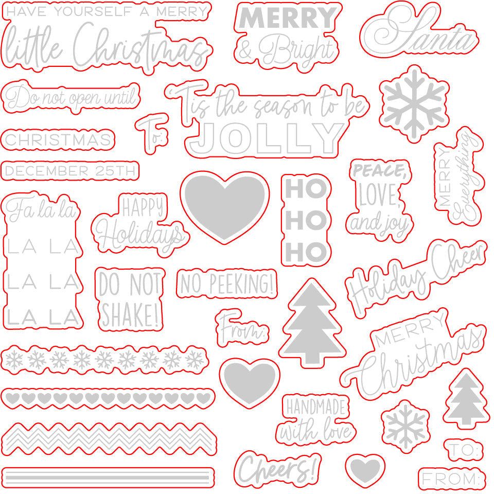 Tag, You're It: Holidays - Honey Cuts - Coordinating Dies - Honey Bee Stamps