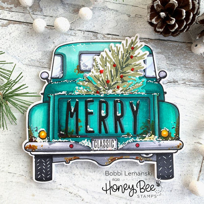 Tailgate Alphabet - Honey Cuts - Stand - Alone Dies - Honey Bee Stamps