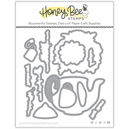 Teatime Florals - Honey Cuts - Coordinating Dies - Retiring - Honey Bee Stamps