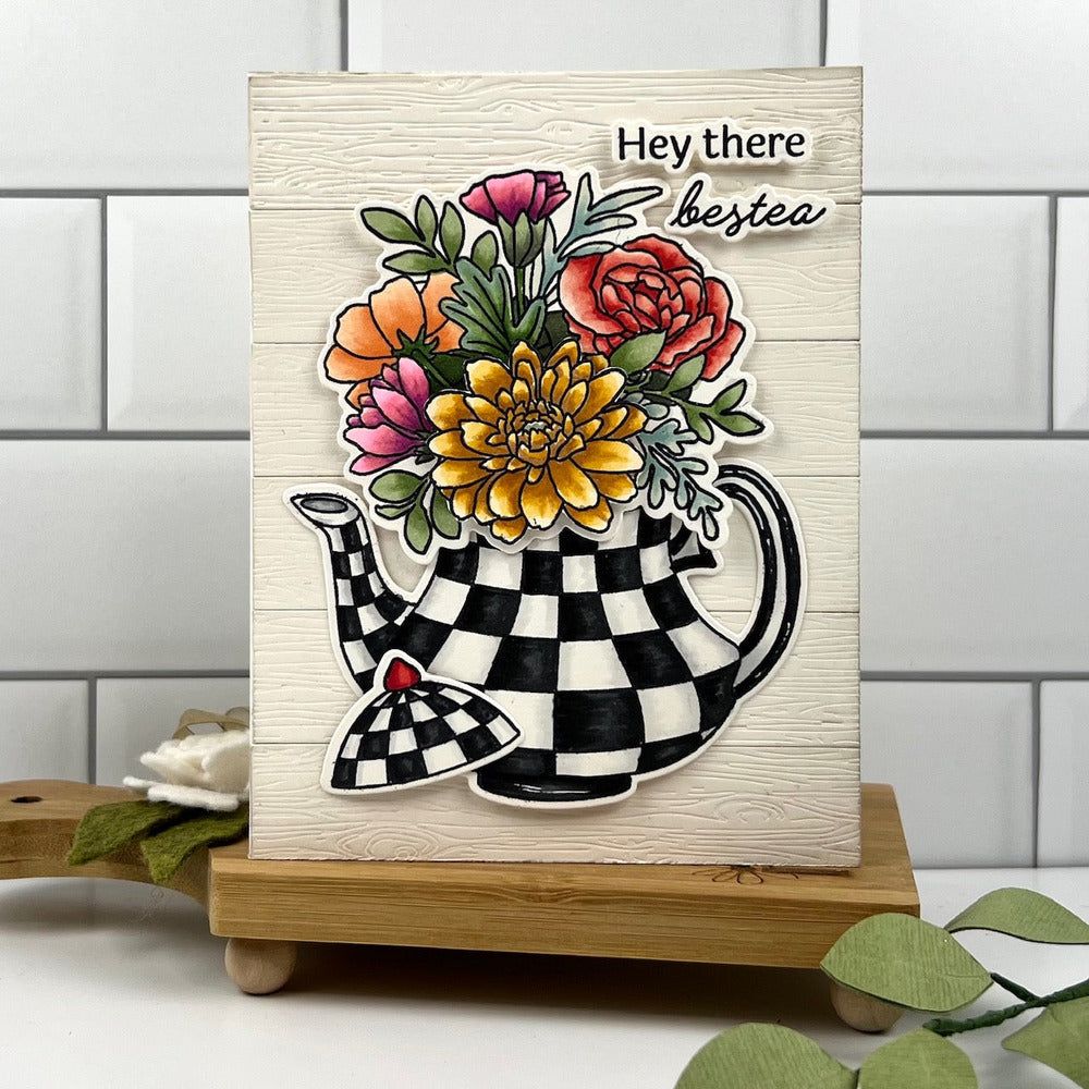 Teatime Florals - Honey Cuts - Coordinating Dies - Retiring - Honey Bee Stamps