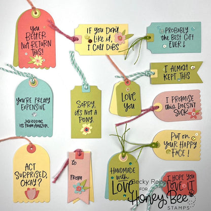 Terrific Tags - Honey Cuts - Stand - Alone Dies - Honey Bee Stamps