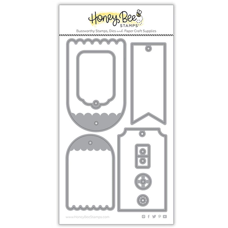 Terrific Tags - Honey Cuts - Stand - Alone Dies - Honey Bee Stamps