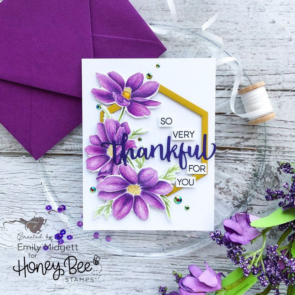 Thankful - Honey Cuts - Retiring - Honey Bee Stamps