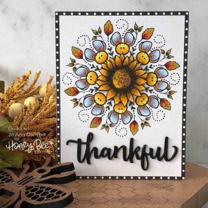 Thankful - Honey Cuts - Retiring - Honey Bee Stamps