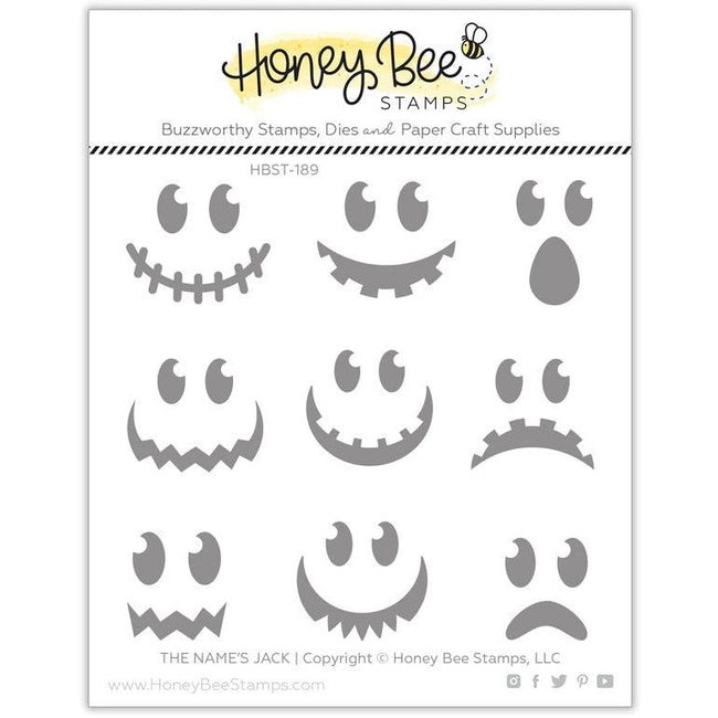 The Name's Jack - 4x4 Stamp Set - Honey Bee Stamps