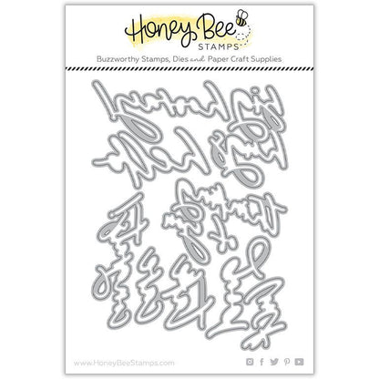Thinking Of You Big Time - Honey Cuts - Coordinating Dies - Honey Bee Stamps
