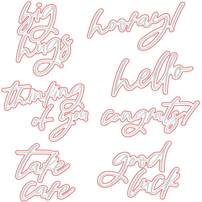 Thinking Of You Big Time - Honey Cuts - Coordinating Dies - Honey Bee Stamps