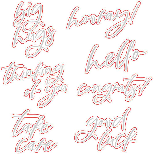 Thinking Of You Big Time - Honey Cuts - Coordinating Dies - Honey Bee Stamps