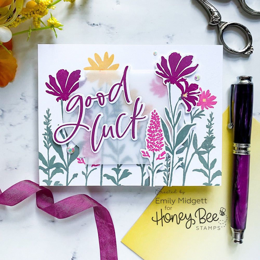 Thinking Of You Big Time - Honey Cuts - Coordinating Dies - Honey Bee Stamps