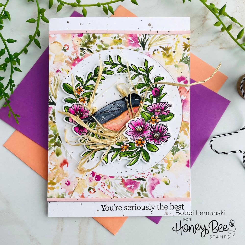 This One's For The Girls - 6x6 Photopolymer Stamp Set - Honey Bee Stamps