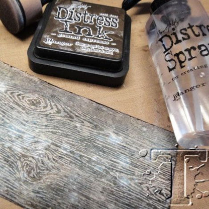 Tim Holtz Distress A2 4.25'' X 5.5'' Woodgrain Cardstock - 12 pk - Honey Bee Stamps