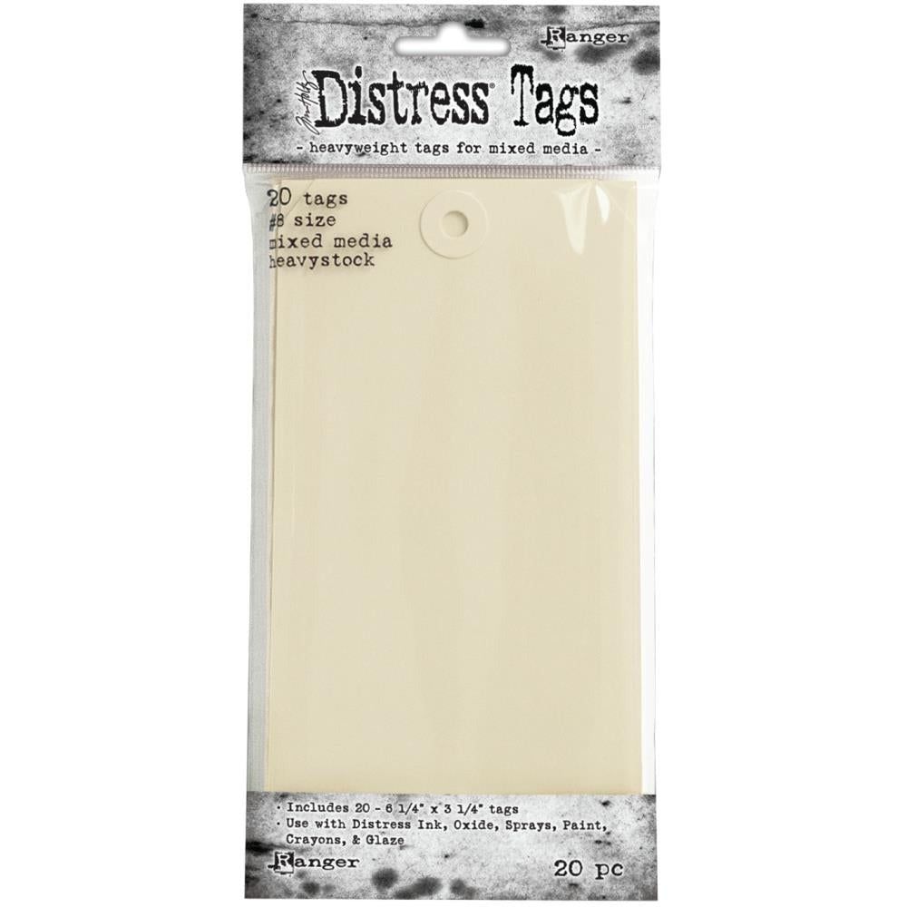 Tim Holtz Distress Heavystock Tags #8 20/Pkg - Honey Bee Stamps