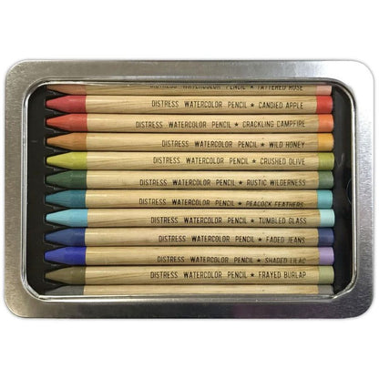 Tim Holtz Distress Watercolor Pencils SET 3 - 12/Pkg - Honey Bee Stamps